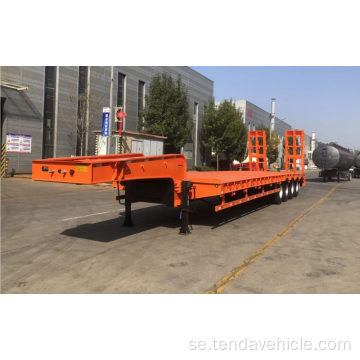 4 Axles Lowbed Semi Trailer